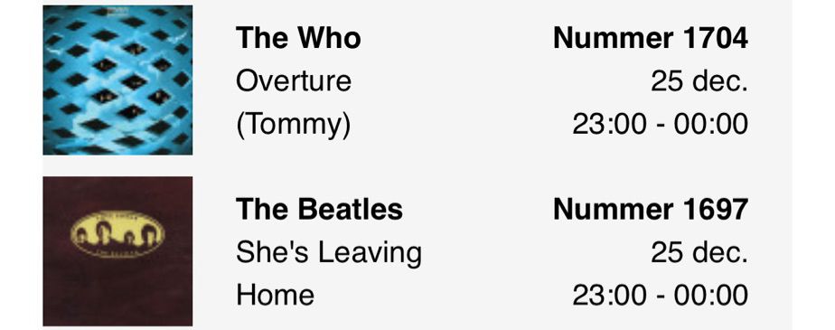 the who - overture
the beatles - she’s leaving home