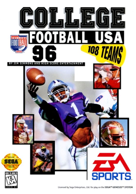 COLLEGE FOOTBALL USA 96