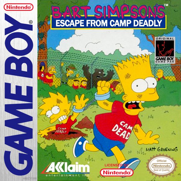 BART SIMPSONS' ESCAPE FROM CAMP DEADLY