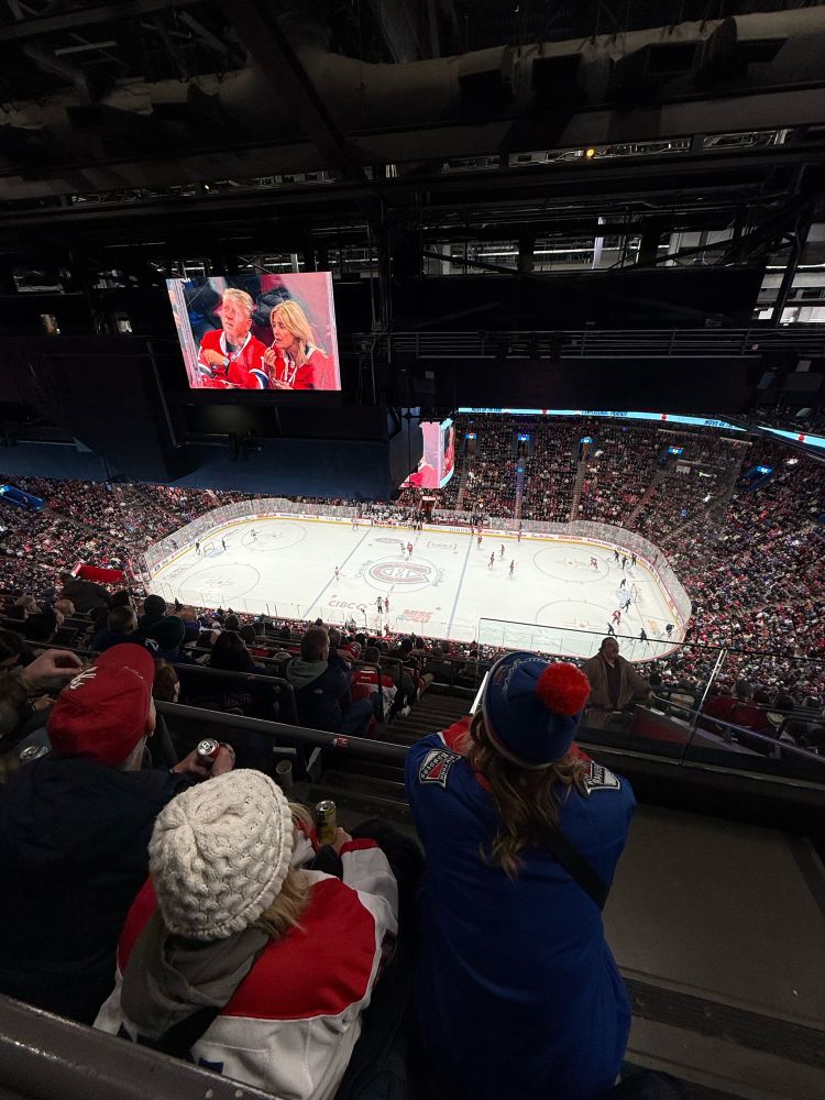 TV time out at Centre Bell