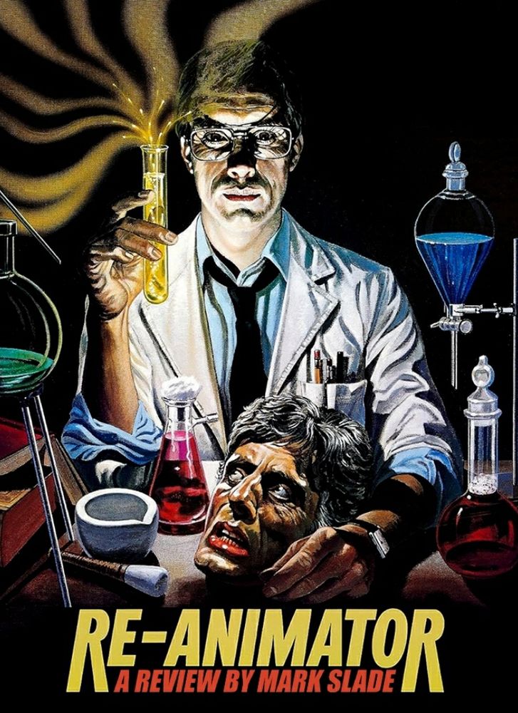 Graphic from thr Re-animator movie.