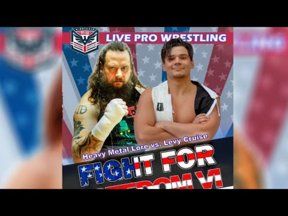 Heavy Metal Lore vs. Levy Cruise, Minnesota Independent Wrestling, Chanhassen, MN 7.5.25