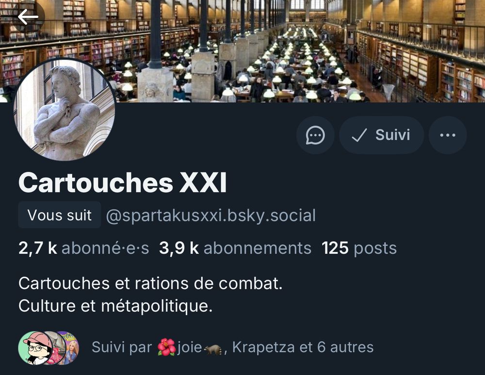 Compte bluesky de Cartouches XXl