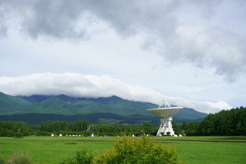 厚い雲がかかった八ヶ岳とヨンゴー (2024/7/3撮影)