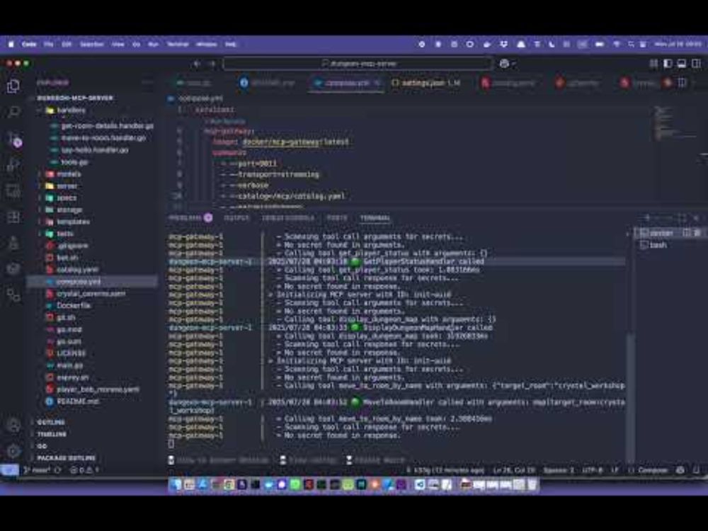 Dungeon MCP Server with Docker MCP Gateway