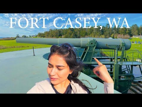 Disappearing Guns, Deer & Coastal Views – Fort Casey Is Unreal!