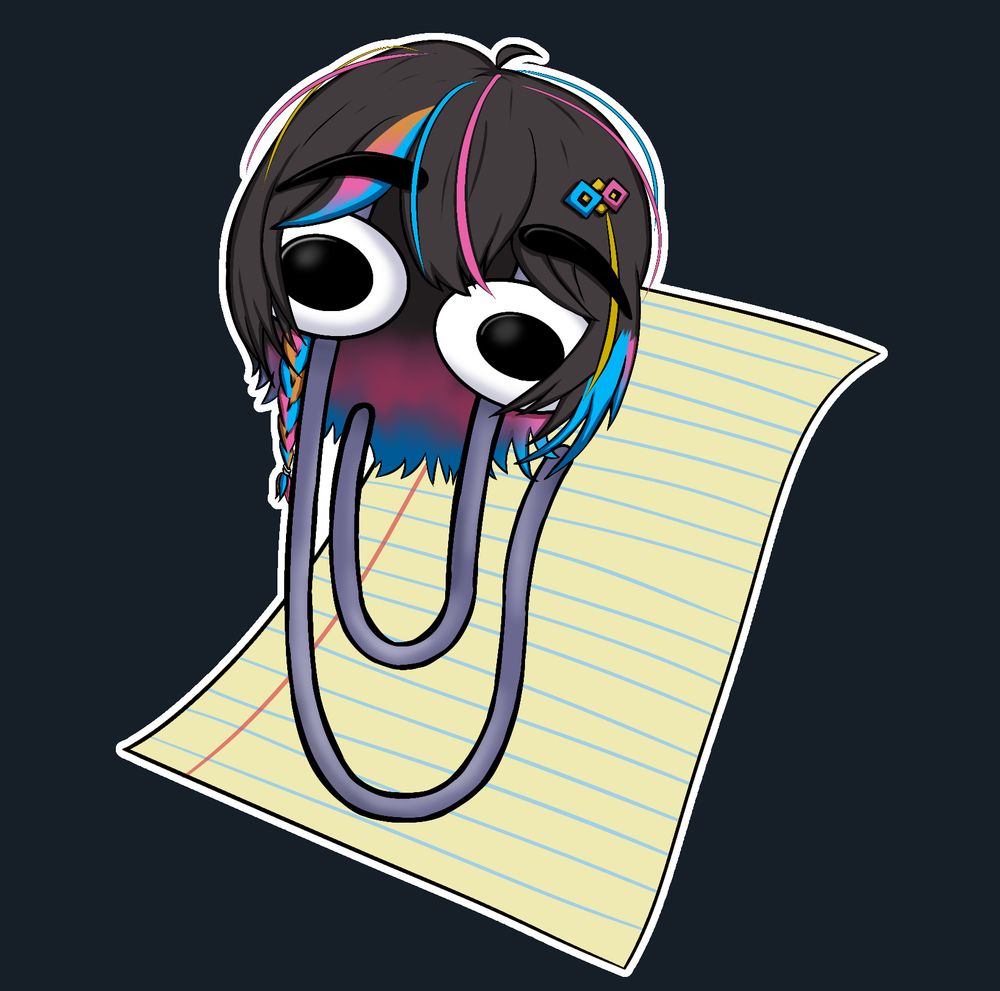 Jessica Pixel is Clippit, sentient paperclip Microsoft Assistant