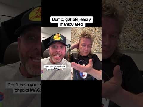 Dumb, gullible, easily manipulated #duet #socialism #dumb #gullible #manipulated #stupid #cult #maga