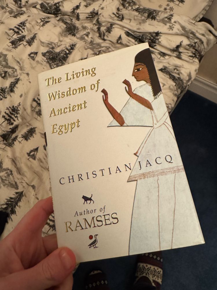 The Living Wisdom of Ancient Egypt book by Christian Jacq