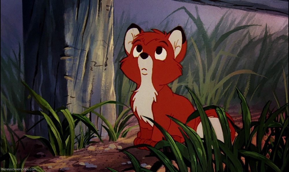 Tod as a fox cub from "The Fox and the Hound"