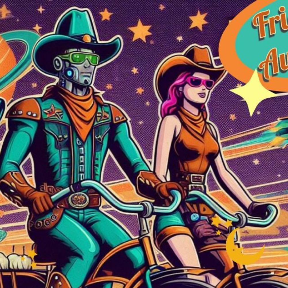 @santa_cruz_bike_party on Instagram: "Howdy, Space Cowboys, Cowgirls, and Cowpersons! 🚀🤠
Get ready to saddle up your steel steeds for an out-of-this-world adventure! The Santa Cruz Bike Party presents...