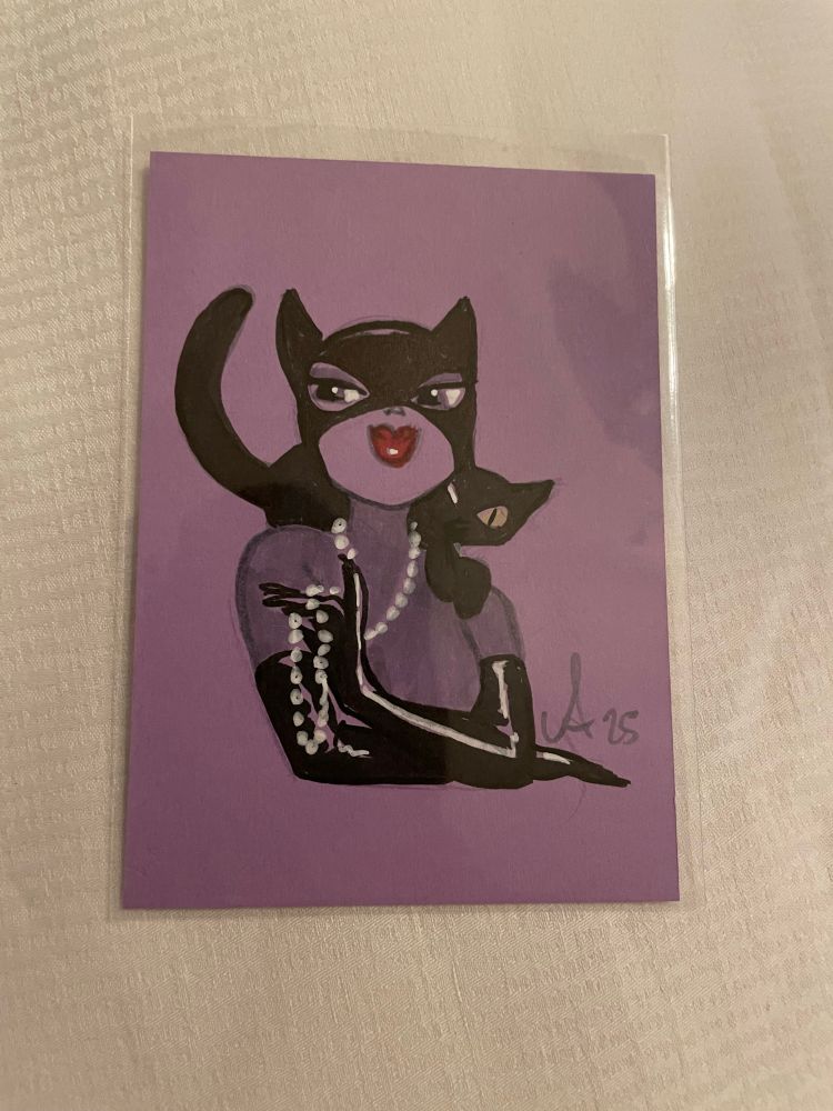 Amy Mebberson Catwoman sketch card