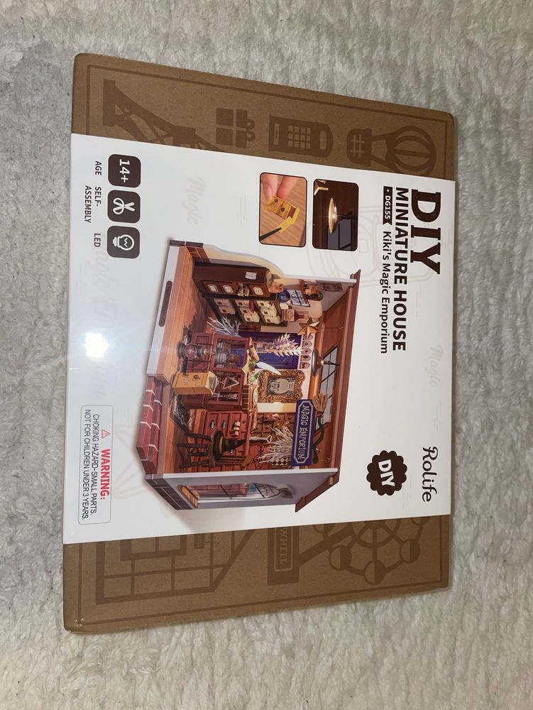 Miniature model of magic shop by Rolife brand