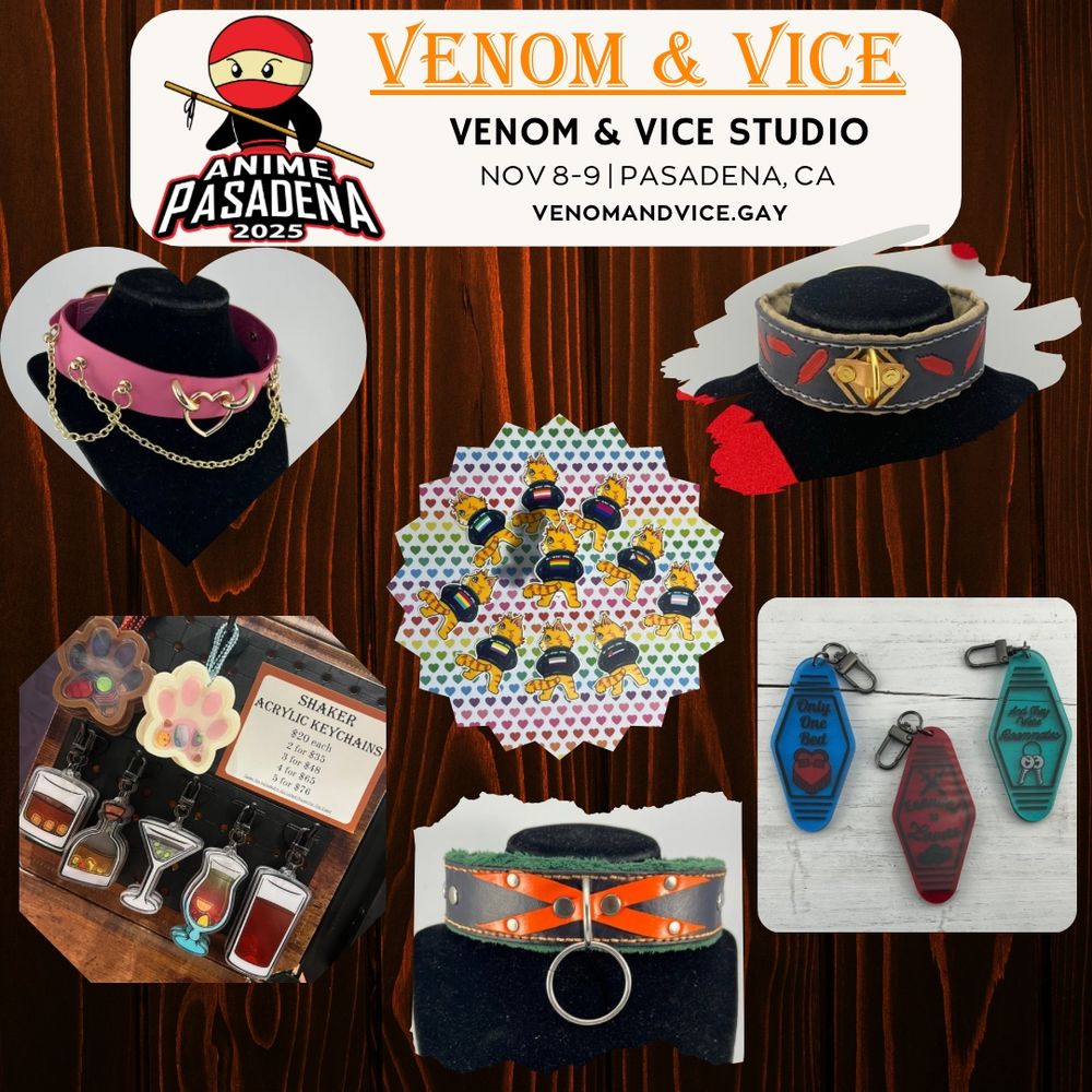 venom and vice highlight for anime pasadena 