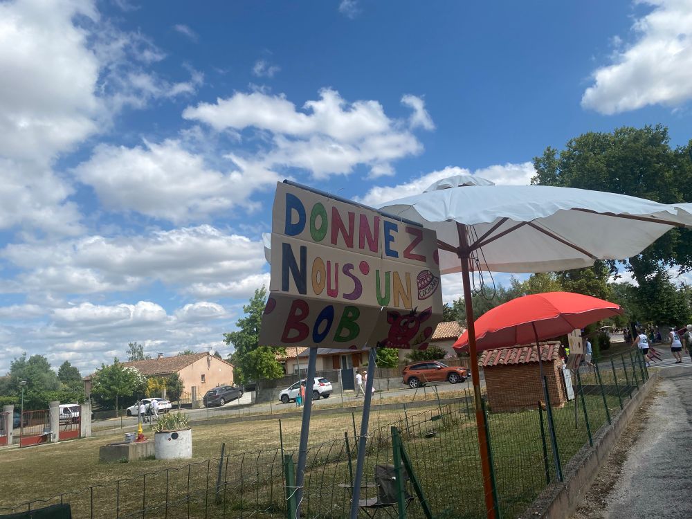 Panneau « Donnez nous un bon Cochonou » 🐷