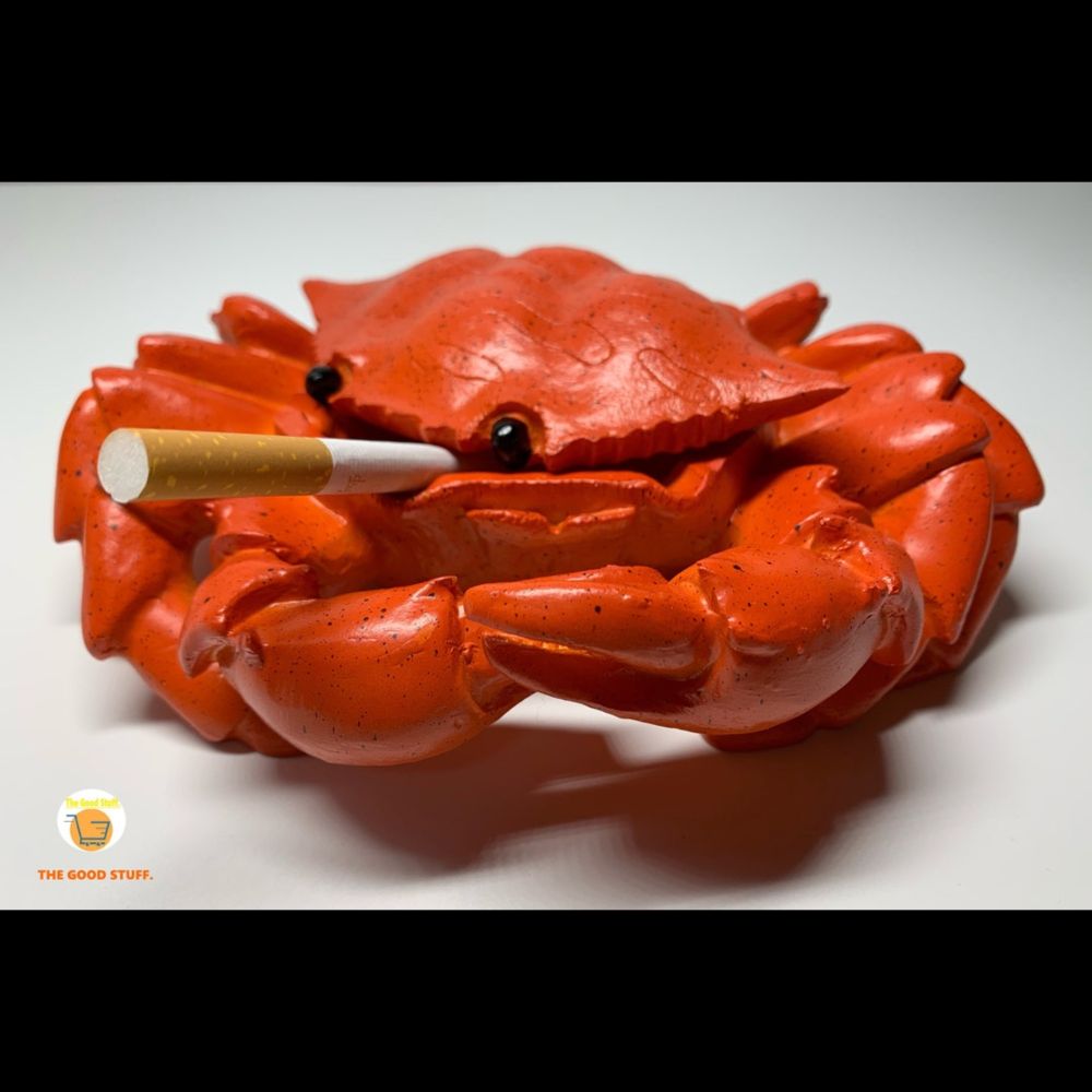 Decorative Crab Ashtray Two-piece Crab Ashtray Crab Cigarette - Etsy