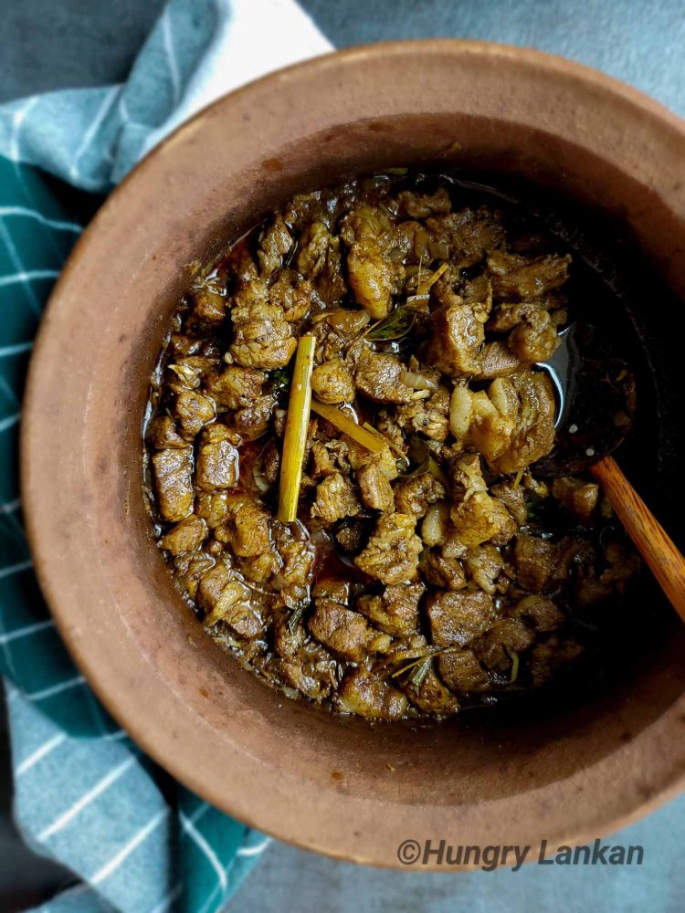 Sri Lankan Black Pork Curry