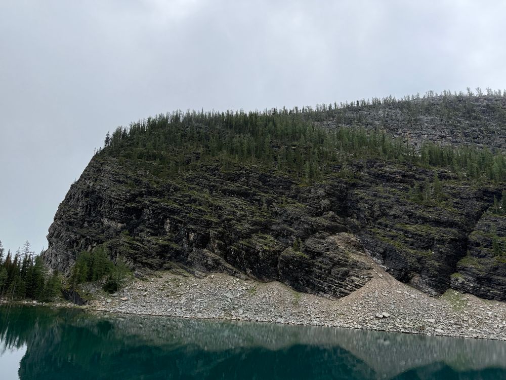 Big Beehive near Lake Agnes in Banff National Park. 
