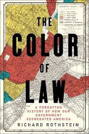 Book cover for The Color of Law by Richard Rothstein.