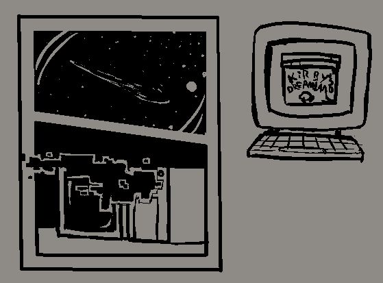 Small comic of Kuamo's arrival on earth.