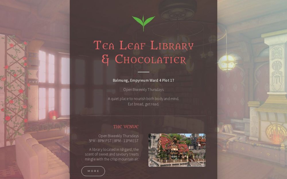 Tea Leaf Library & Chocolatier