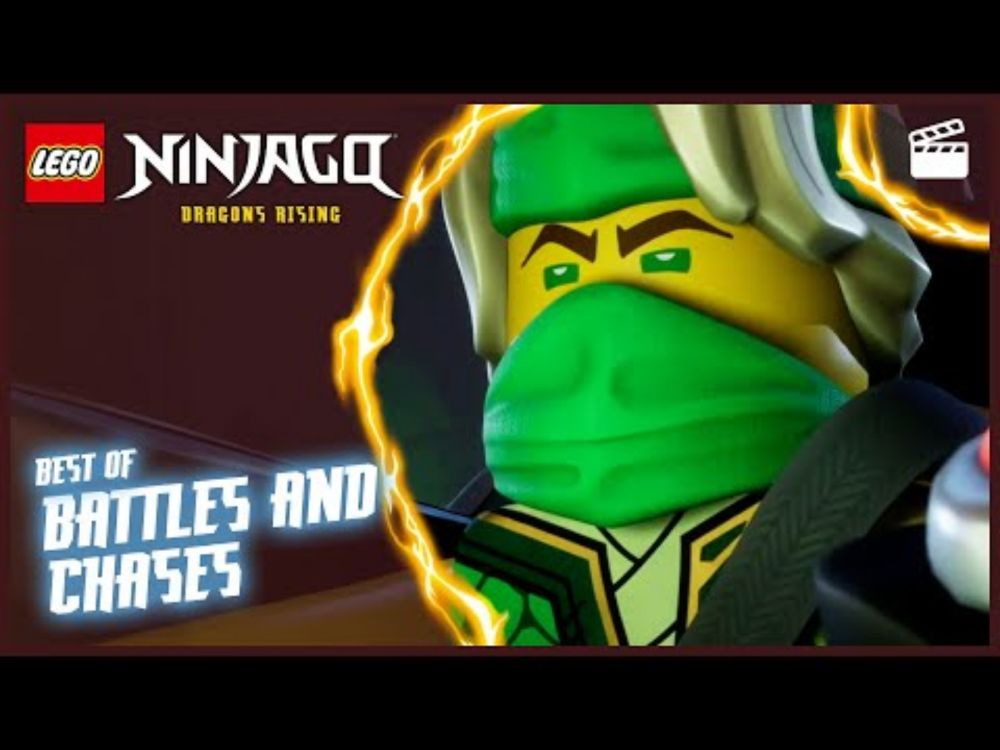 The BEST of Battles and Chases ⚔️ | LEGO NINJAGO® Dragons Rising | Season 2