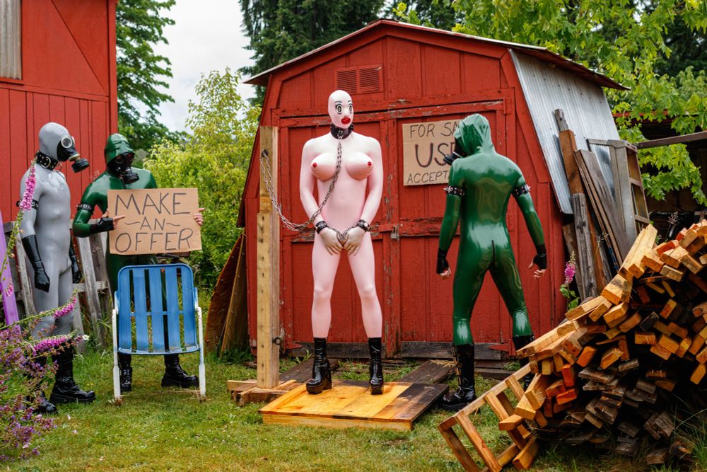 Slightly used rubberdoll for sale
