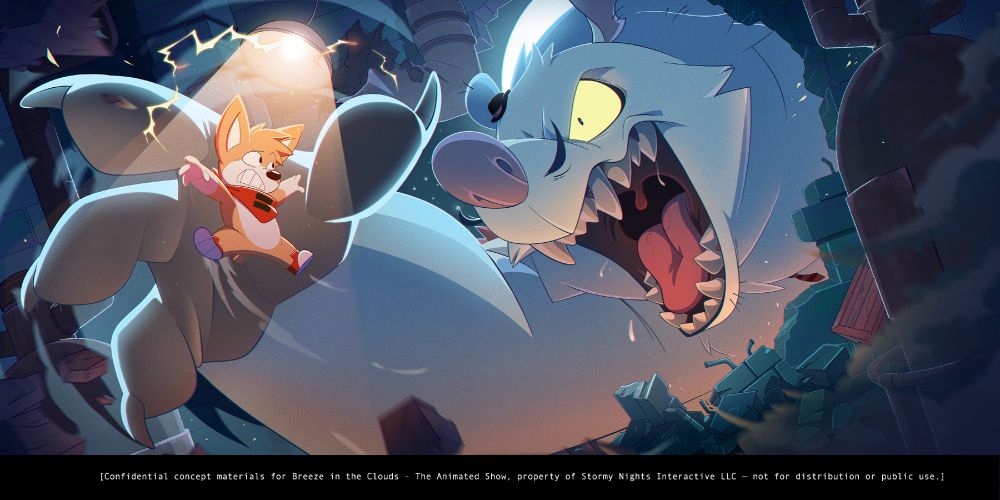 [Confidential concept materials for Breeze in the Clouds - The Animated Show, property of Stormy Nights Interactive LLC — not for distribution or public use.]