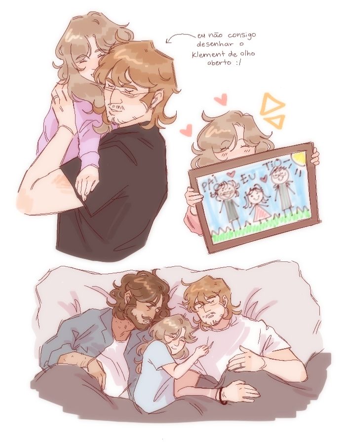 ocs: Klement, Sergei e Svetlana <3 (o Klement é um oc do meu namorado, e o Sergei e a Svetlana são meus ocs)
