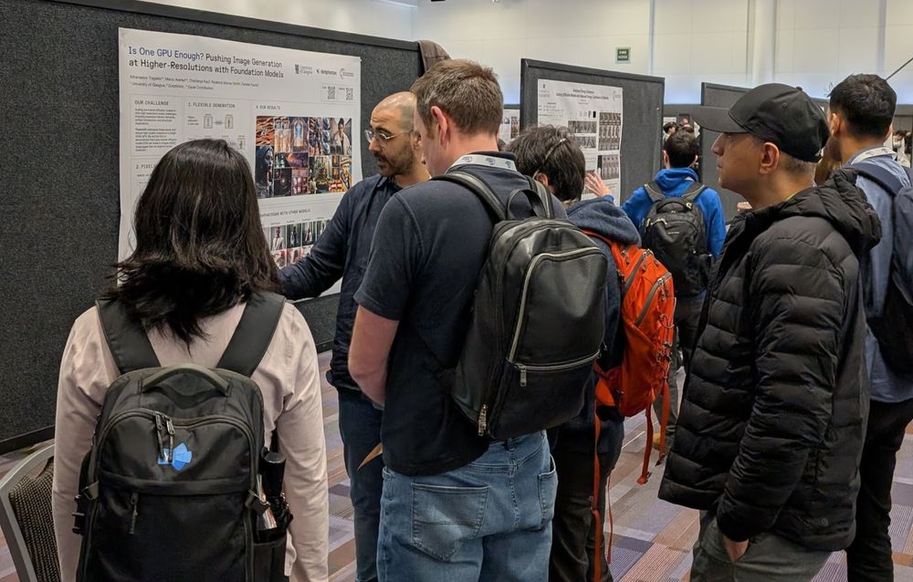 Marco presenting the poster at the NeurIps conference