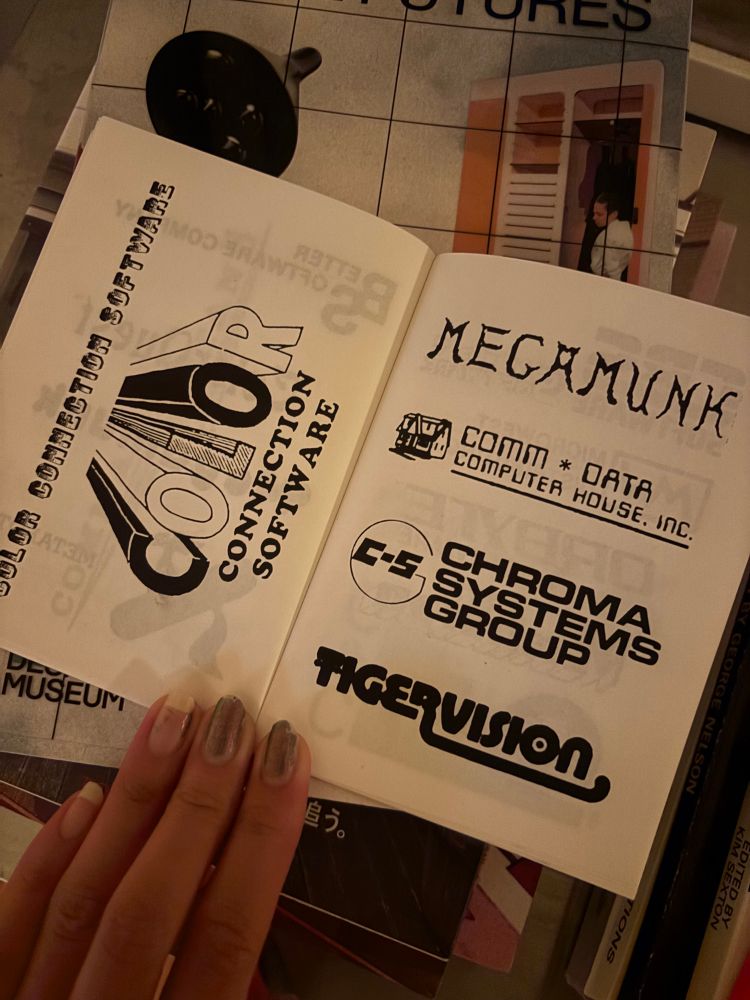 Some logos of early software companies 