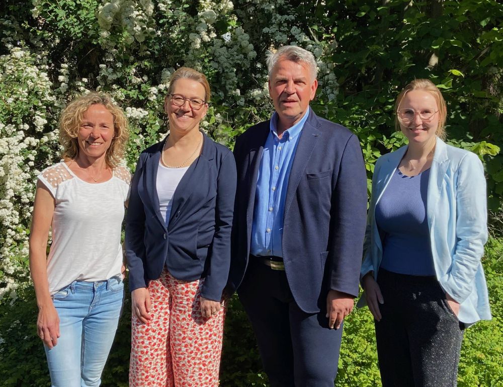 Das Autor*innenteam mit 4 Forschenden. Foto: Maximilian Benedikt Kirchner