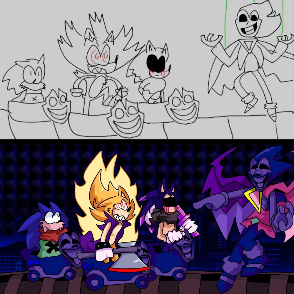 Comparison between the two