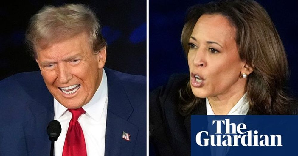 Harris v Trump: highlights of the presidential debate – video