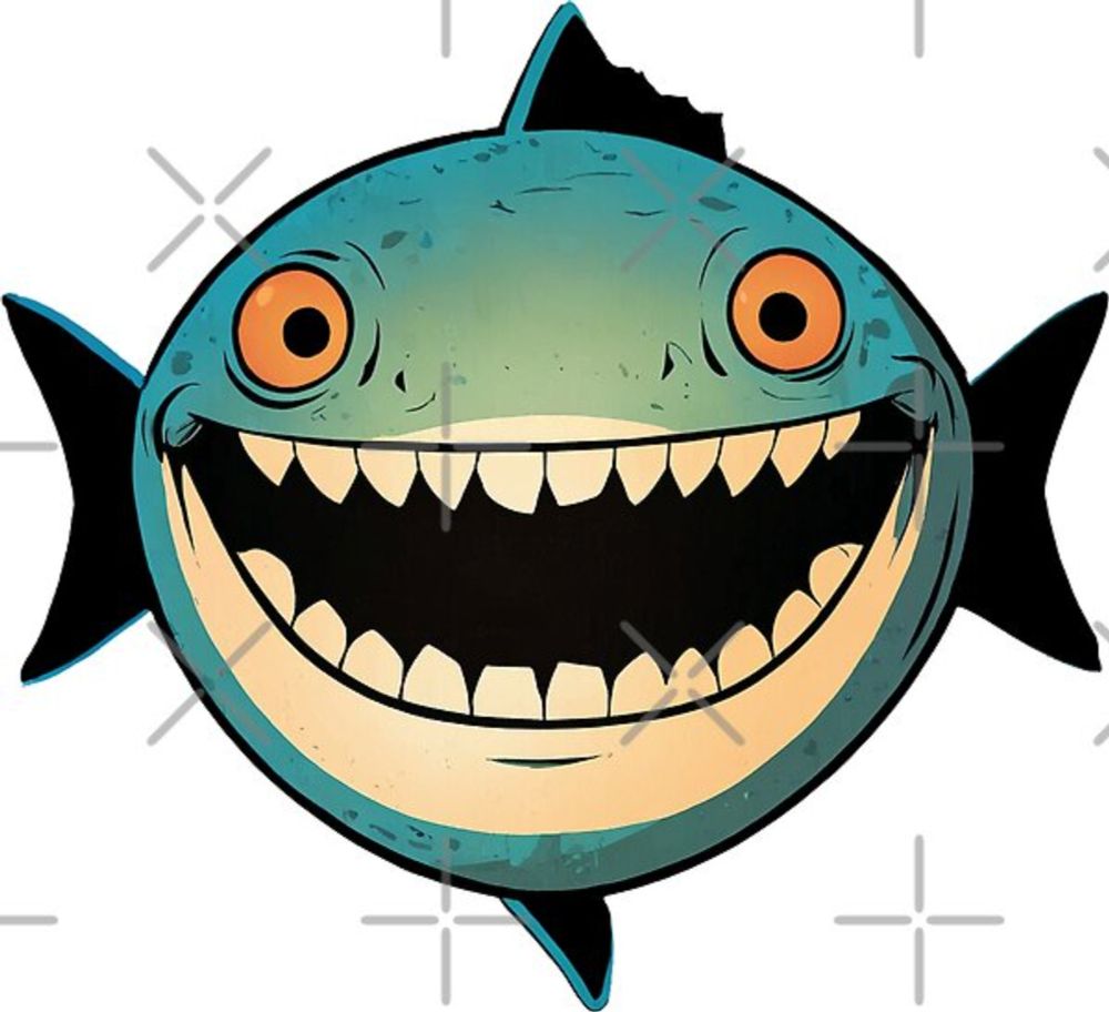 Charming Fish Smile-1 by KidzFunPrints | Redbubble