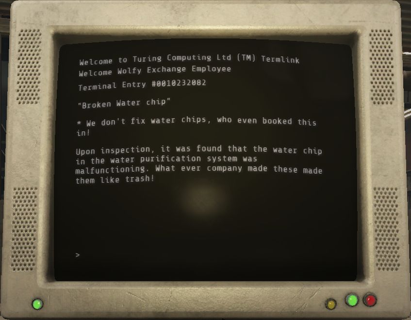 The Fallout reference.
