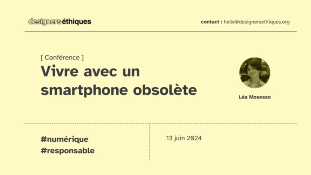 Vivre avec un smartphone obsolète - Léa Mosesso