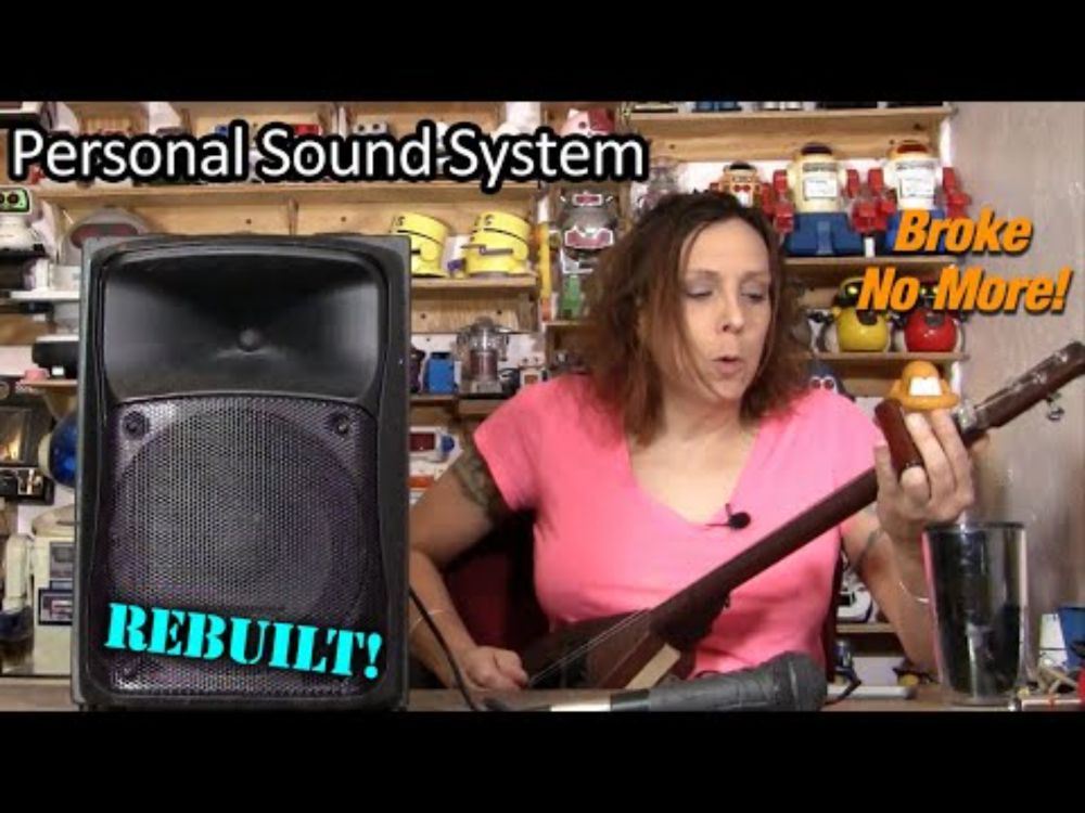 DIY Multi-Input PA Speaker from a Dead ELS GO 8BT