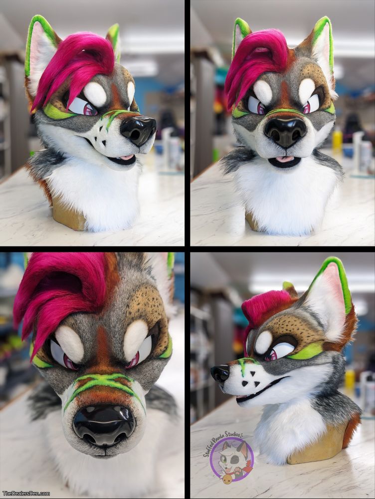 Spike the coyote - brand new partial by Stuffed Panda Studios