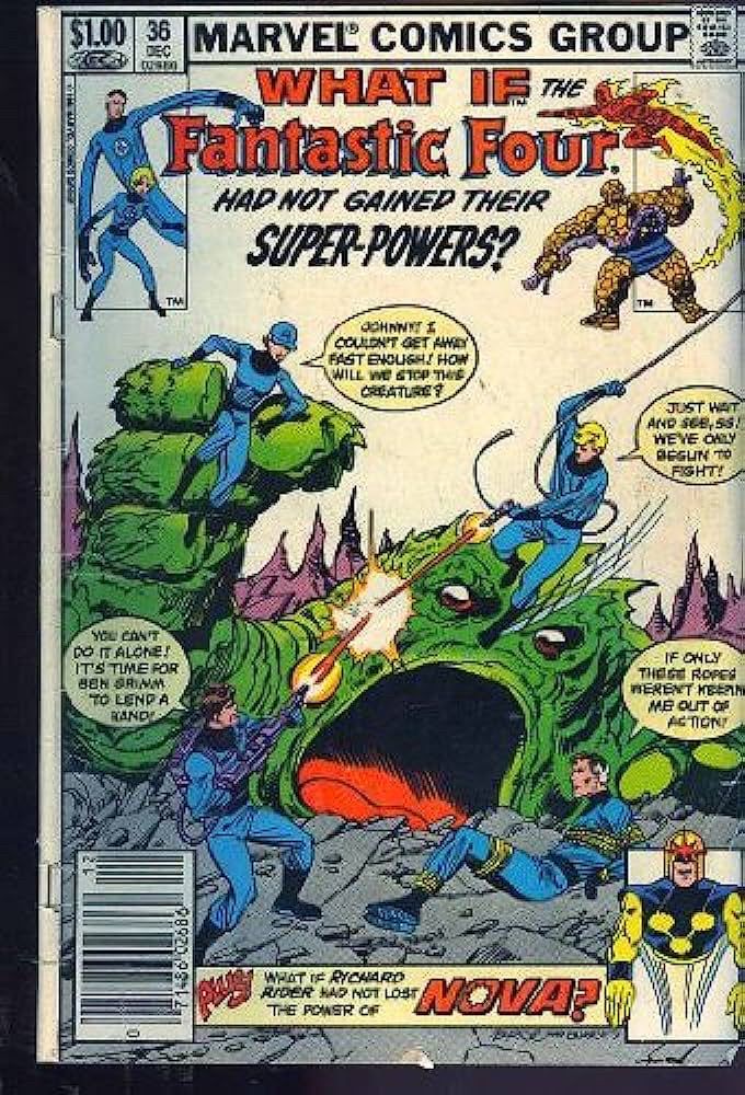 What If vol. 1 no. 36, “What If The Fantastic Four Had Not Gained Their Super-Powers?”