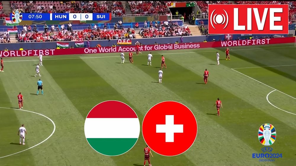 🔴LIVE: Hungary vs Switzerland | UEFA Euro Cup 2024 | Full Match Streaming