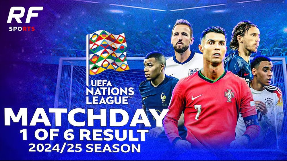 UEFA Nations League 2024/25 Season Matchday 1 of 6 Result