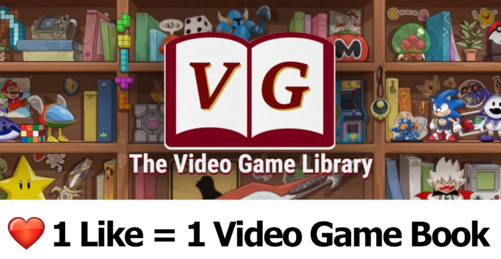 1 Like = 1 Video Game Book