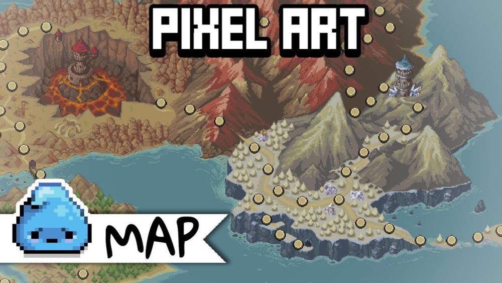 { Dev Life } Making a pixel art world map is hard!