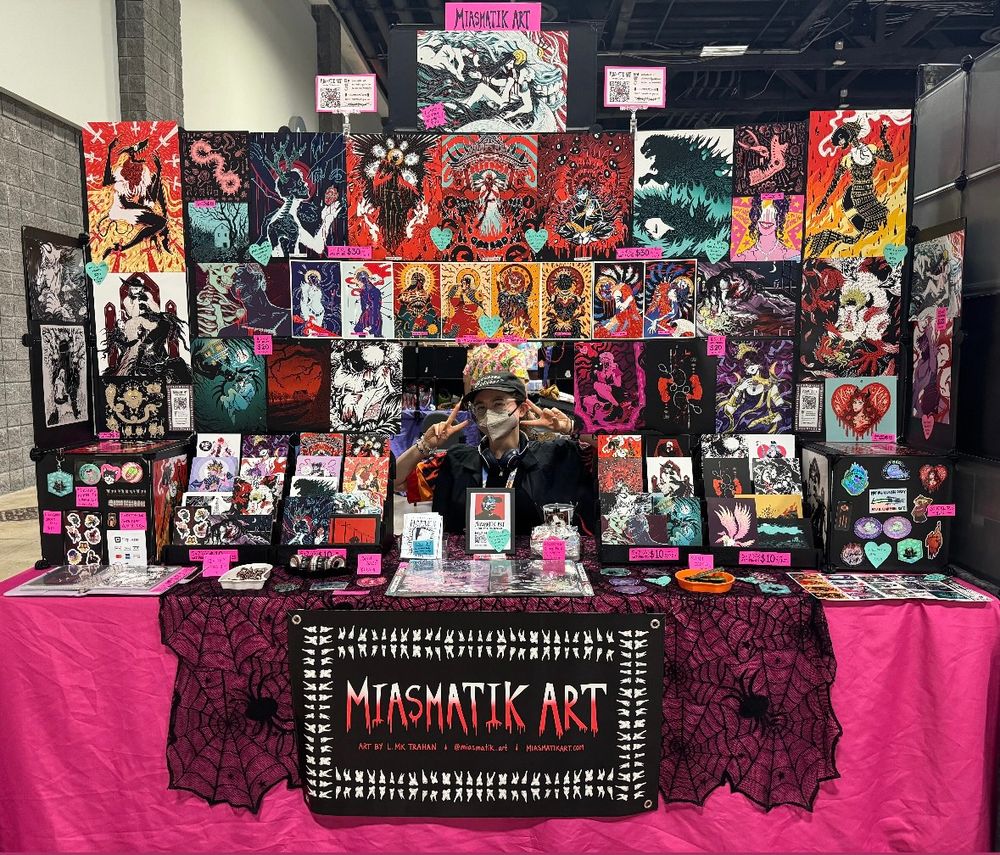 My booth at Otakon 2025 !
