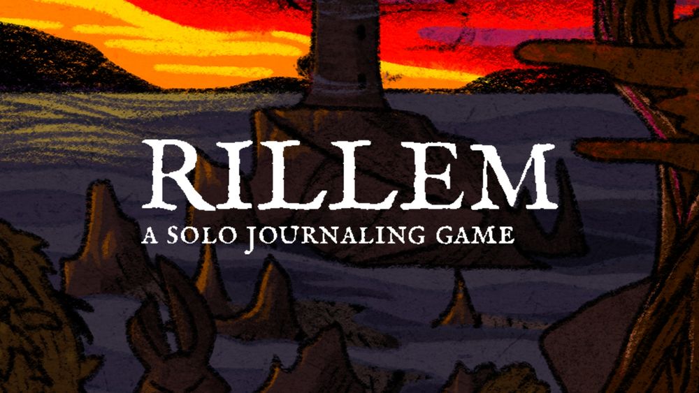 A crop of the cover for Rillem, text reading "Rillem: A Solo Journaling Game"