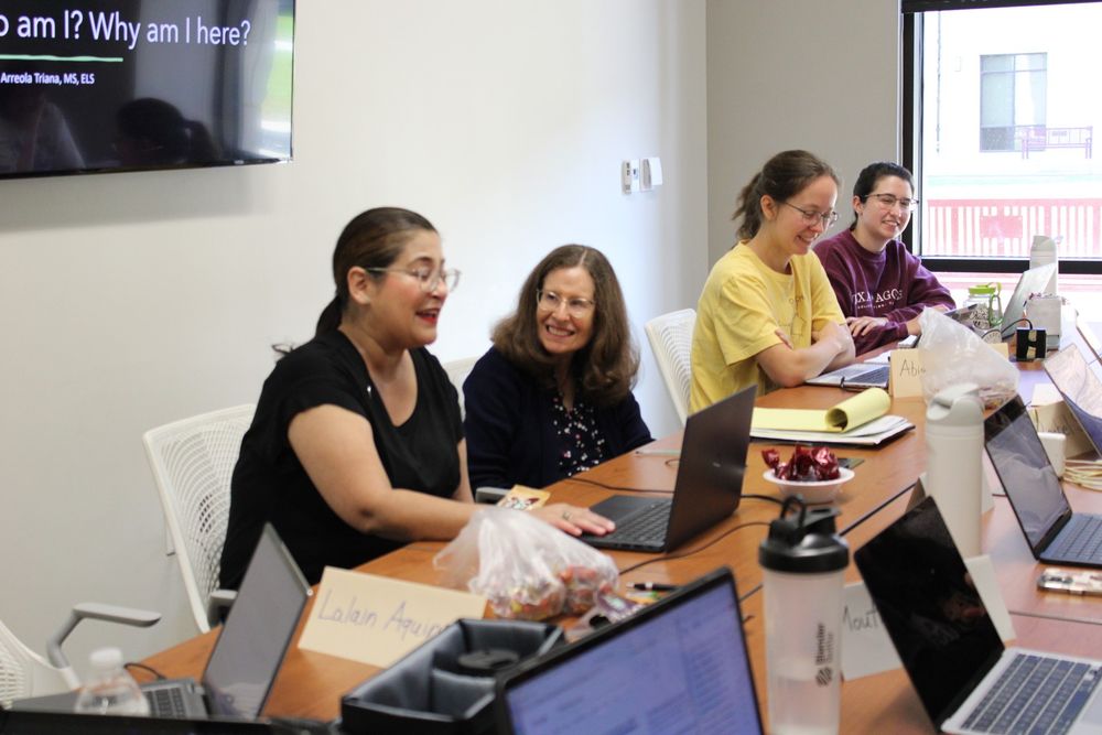 People sitting at a computers