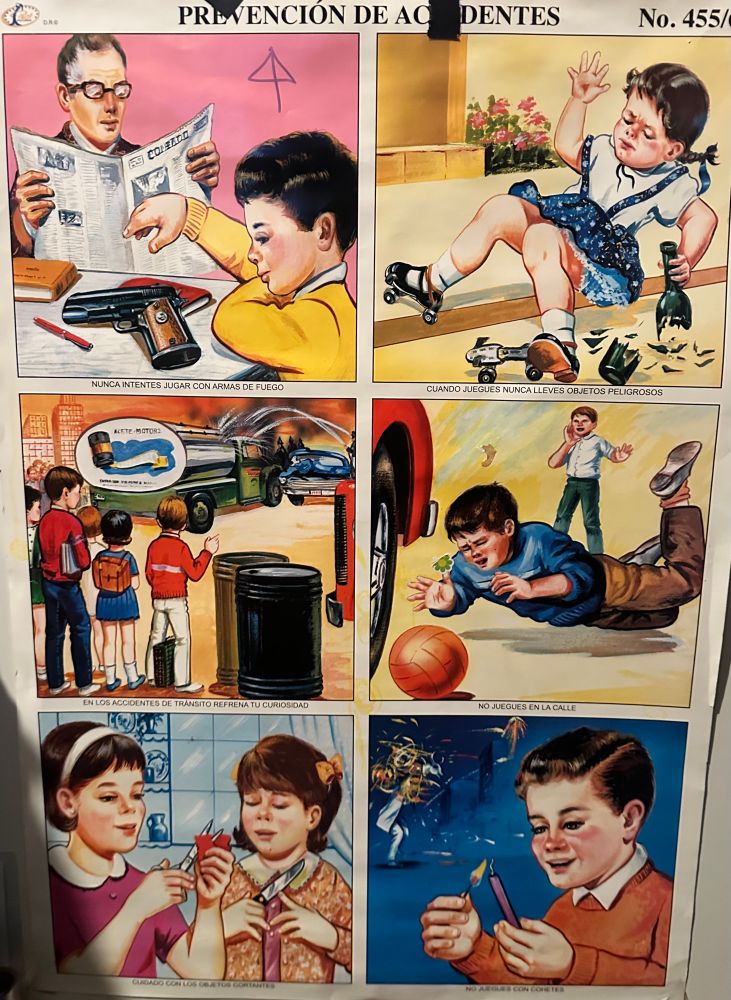 Gefahren für Kinder Plakat