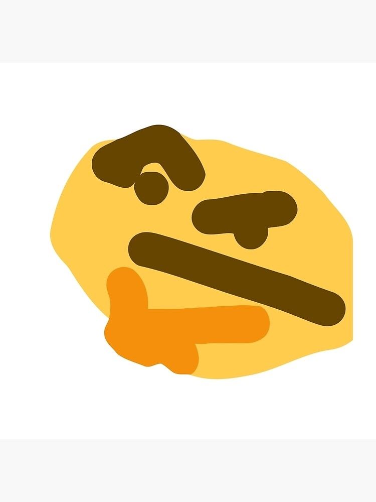 Distorted hmm Emoji