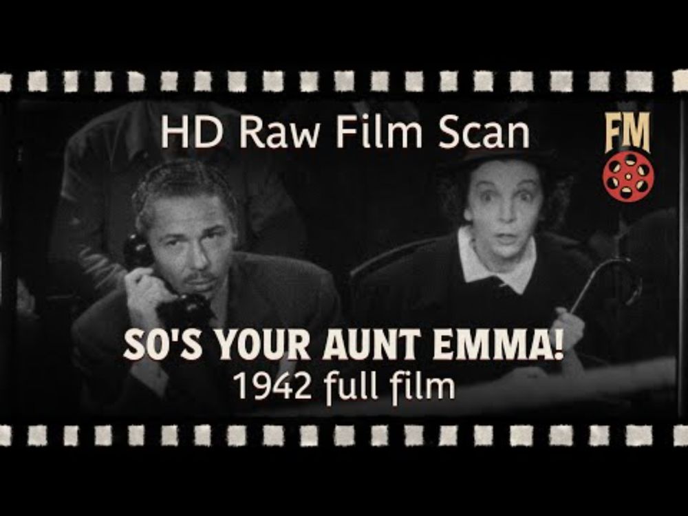 So's Your Aunt Emma! (1942) | HD Full Film | Raw 16mm film scan
